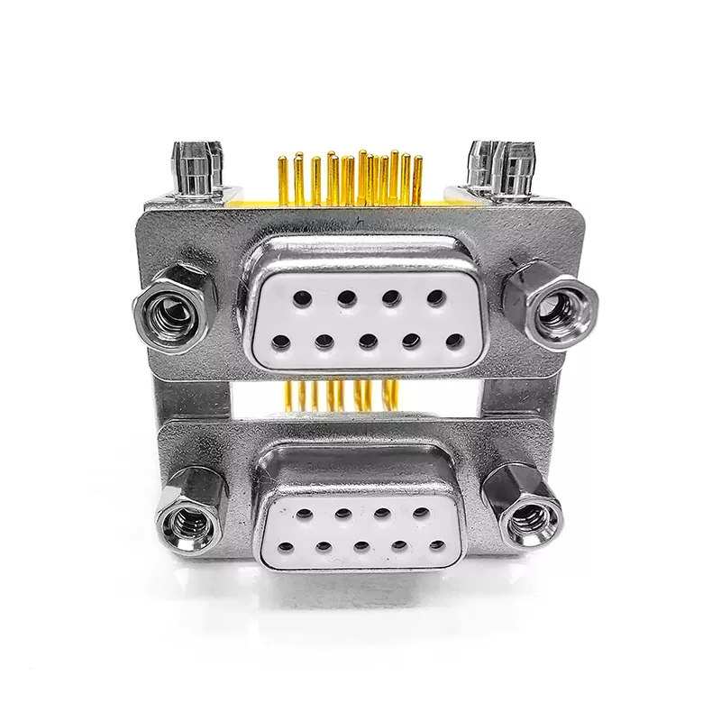 9 PIN Standard Dual Port D Connector Sub เป็นหนึ่งในส่วนประกอบอิเล็กทรอนิกส์ที่ขาดไม่ได้